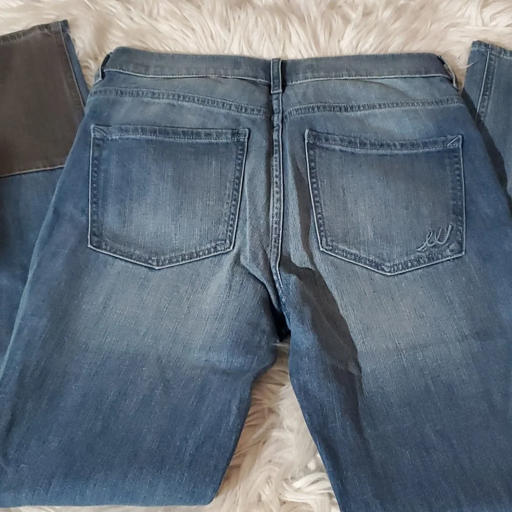 **Express High Rise Patchwork Skinny Jeans Size 4R**